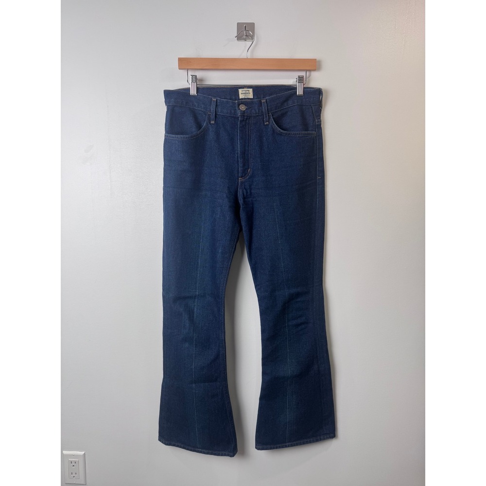 Citizens of Humanity Women Blue Kaya Mid Rise Kick Flare Jeans Size 28